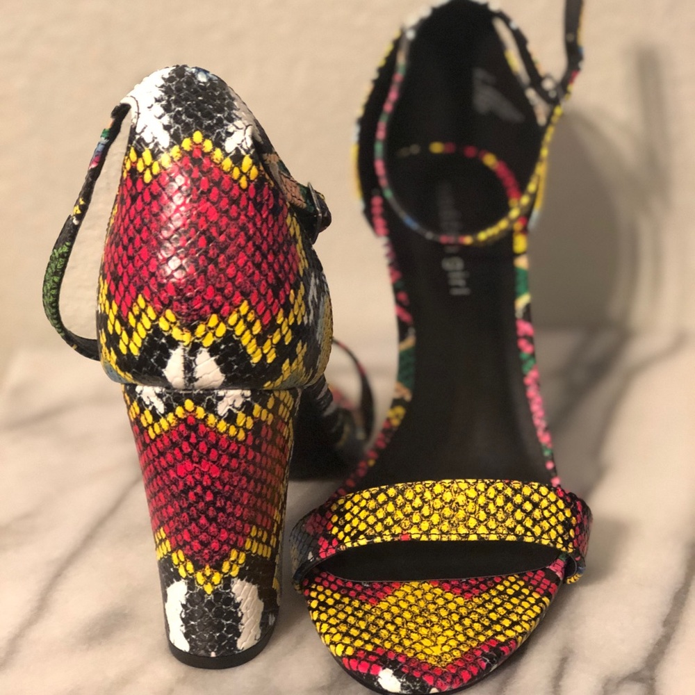 Madden Girl Colorful Strap Heels